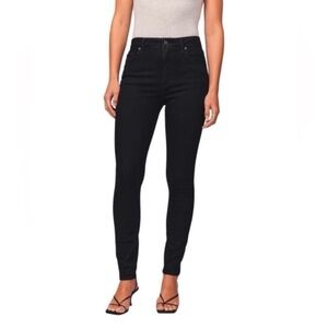 Abercrombie & Fitch Black Skinny Jeans High-Waisted High Rise 26 2R